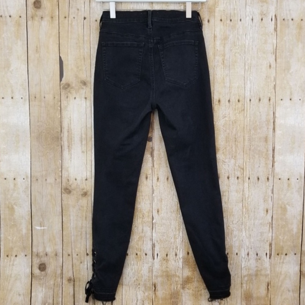 NWT PACSUN High Rise Ankle Lace Up Jeans - Picture 4 of 8